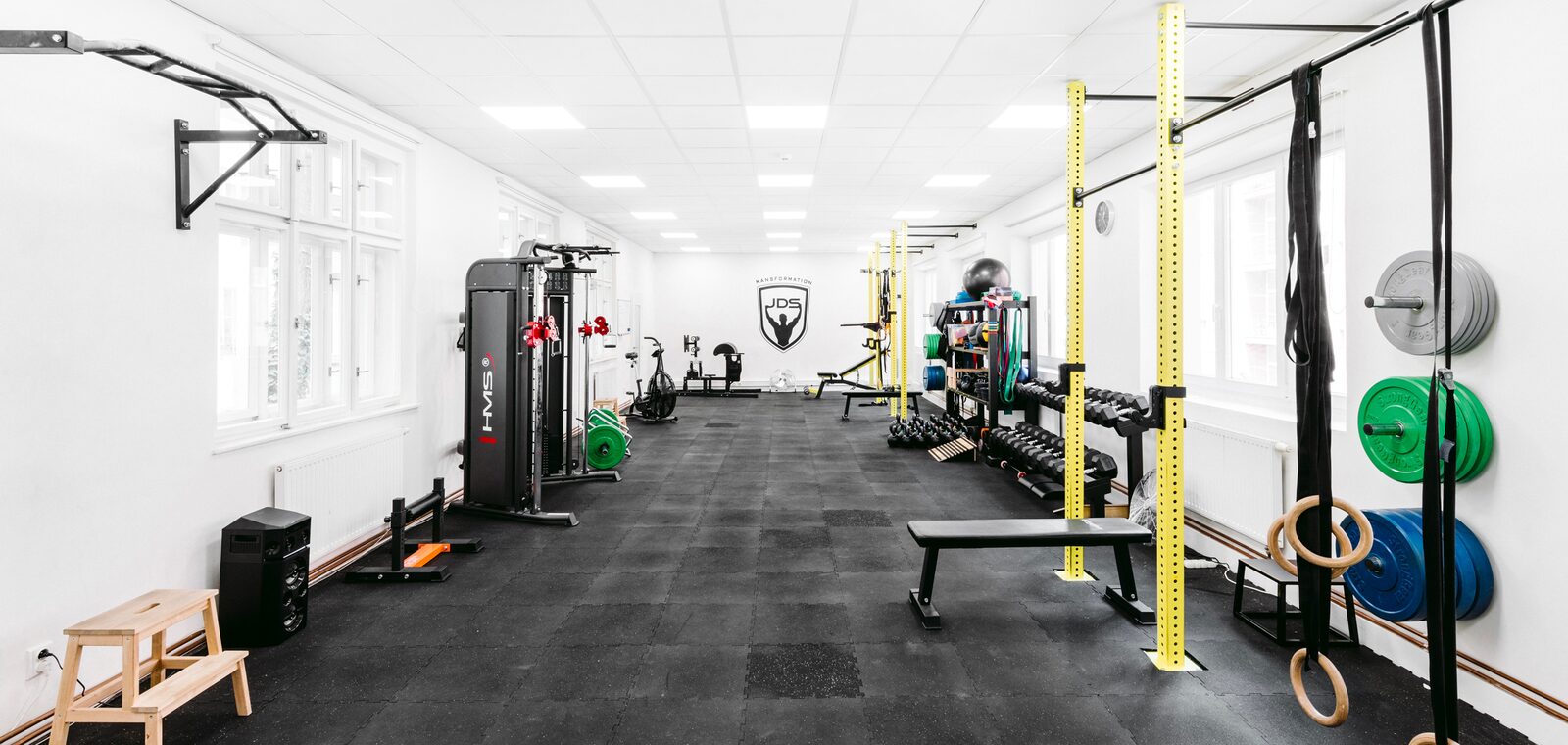 Interiér soukromého fitness Jdi do sebe Praha 3