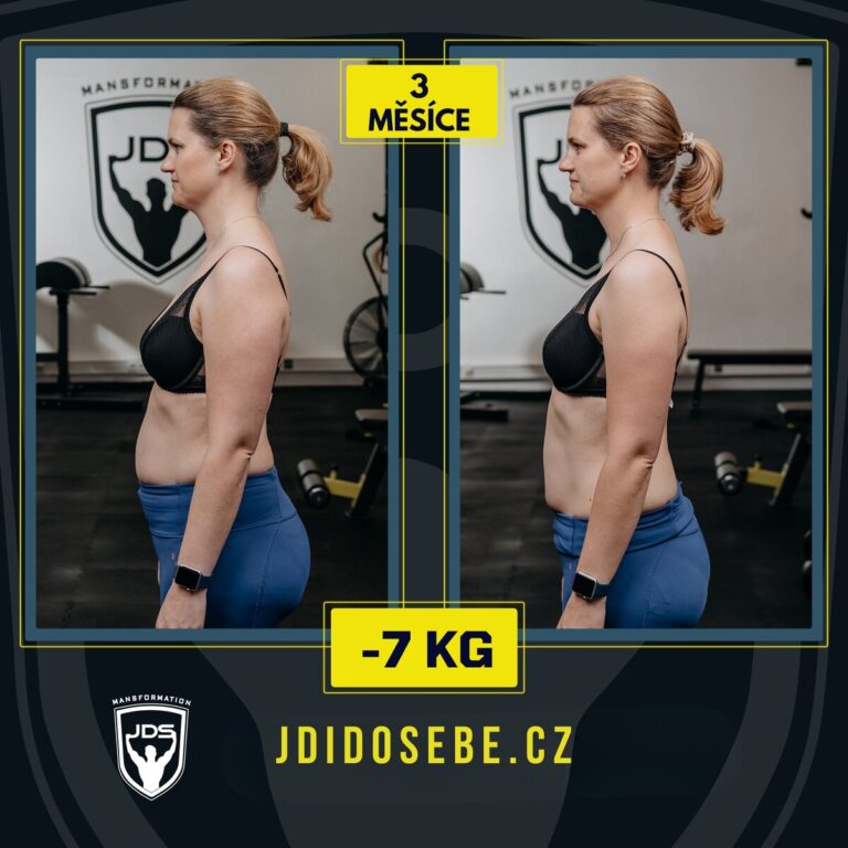 Proměna klientky, pevnější postava bez diet