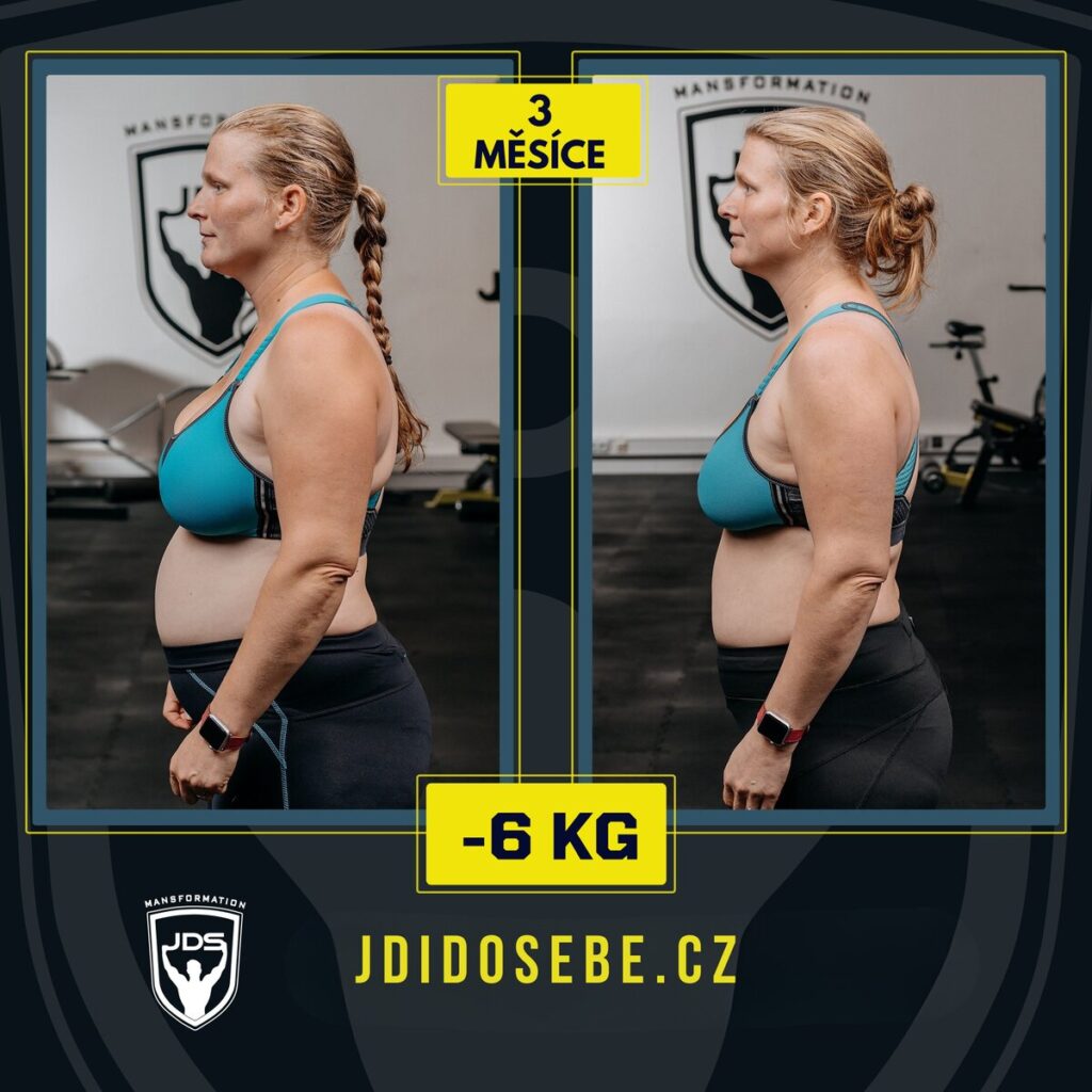 Ženská proměna v programu Naplno, fitness Praha 3